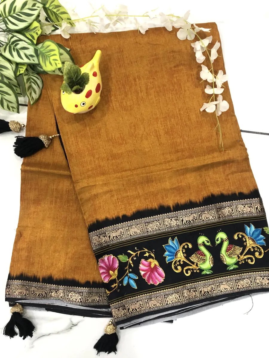 Tanjore Munga Silk Sarees