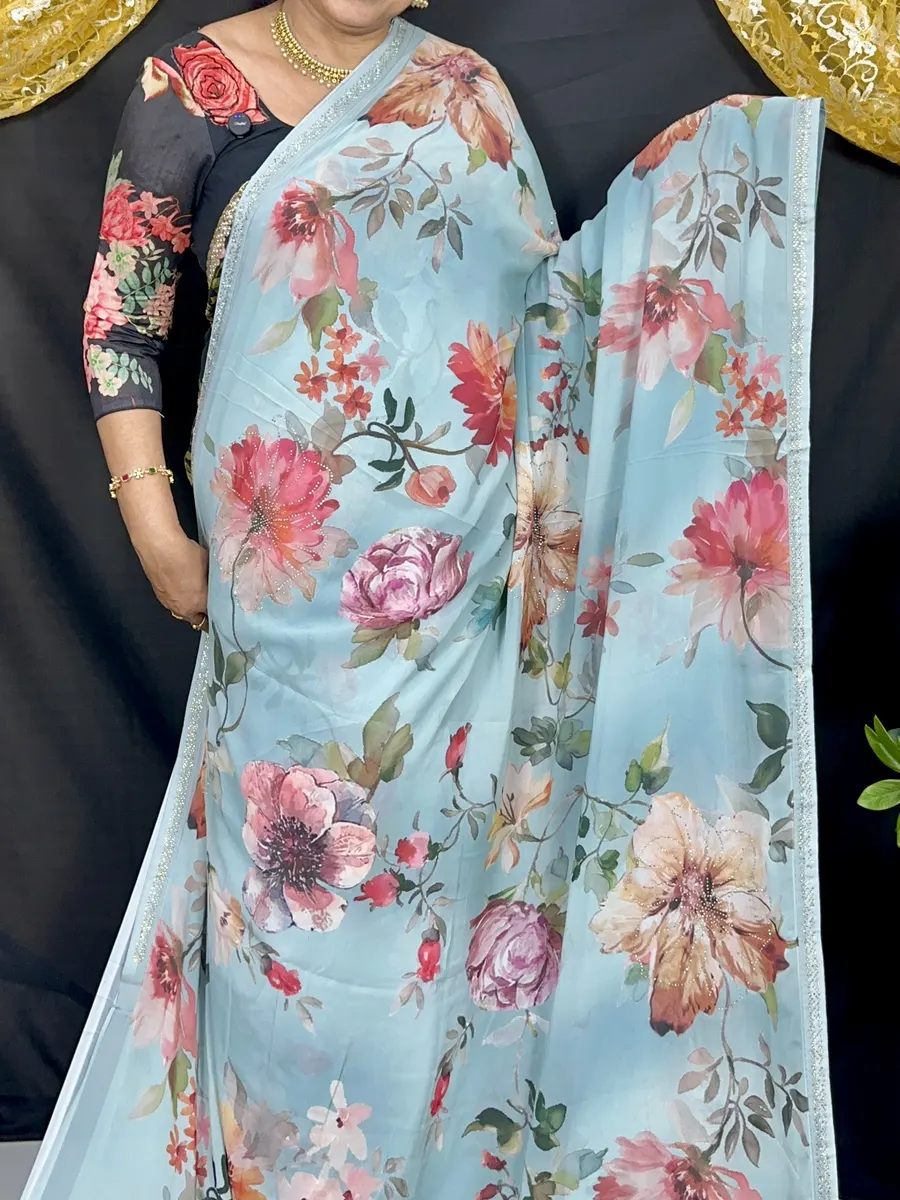 Design Georgette Sarees