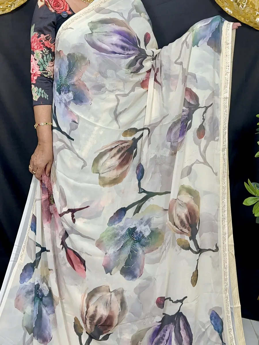 Design Georgette Sarees