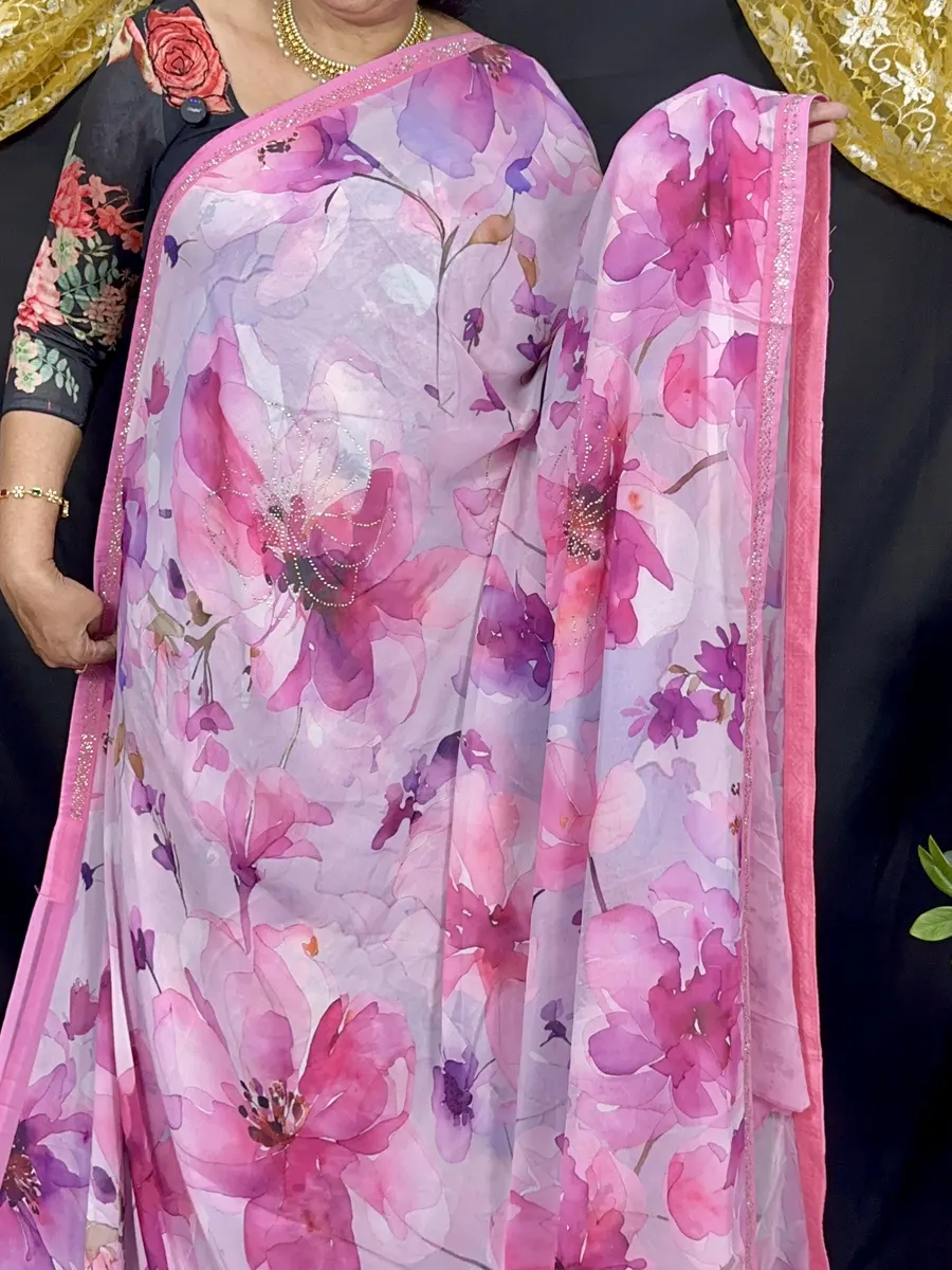 Design Georgette Sarees