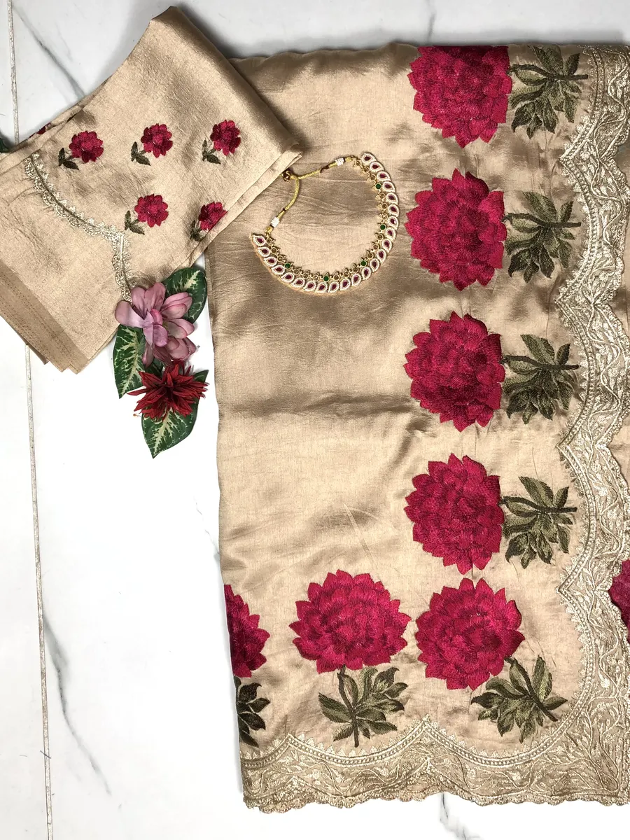 Designer Work Sarees