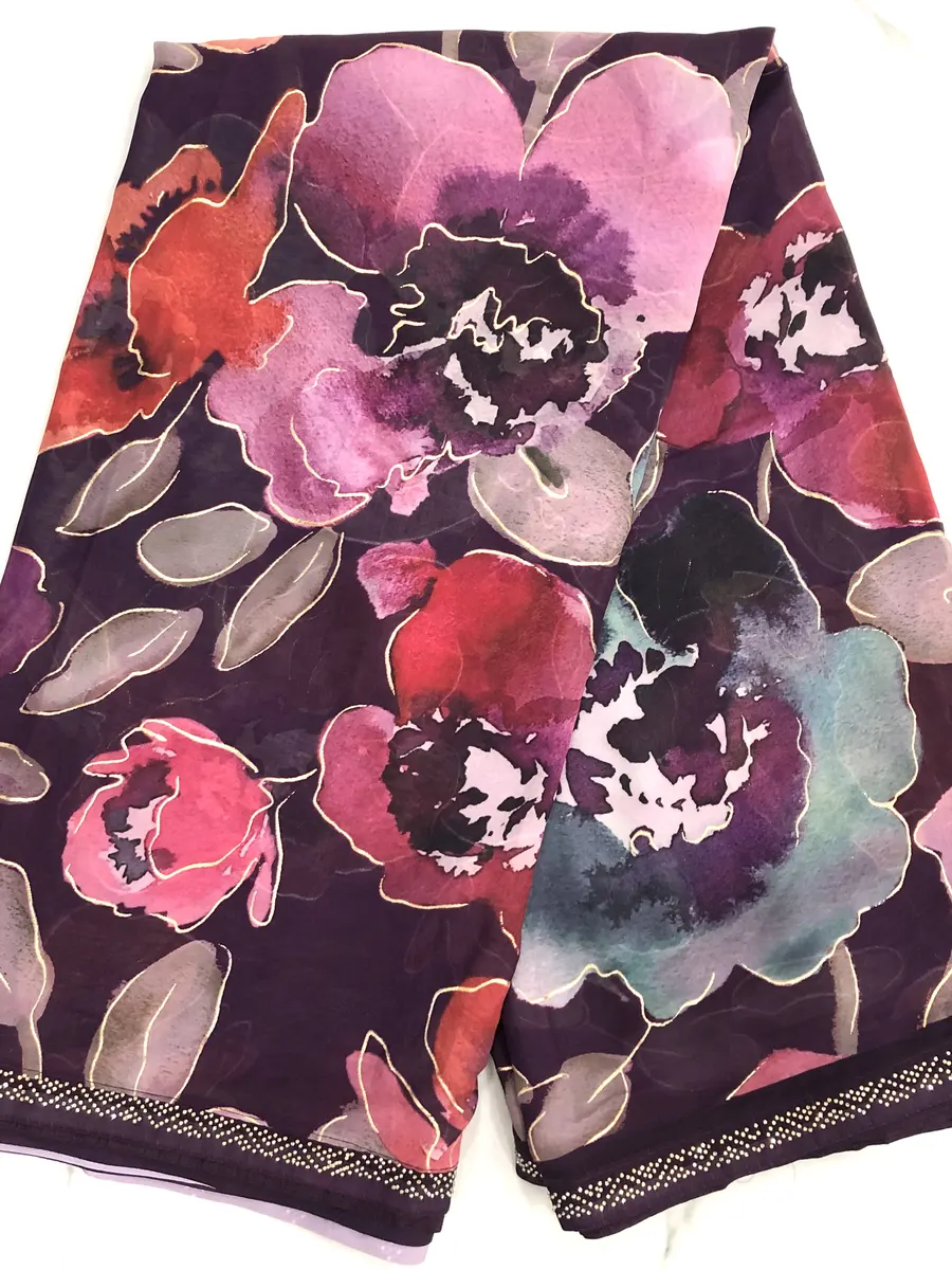 French Chiffon Sarees