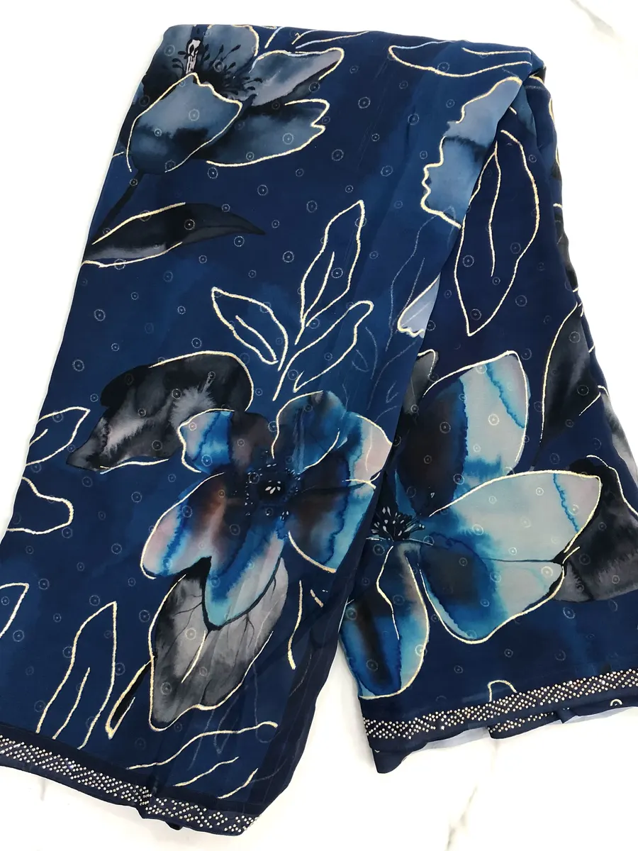 French Chiffon Sarees