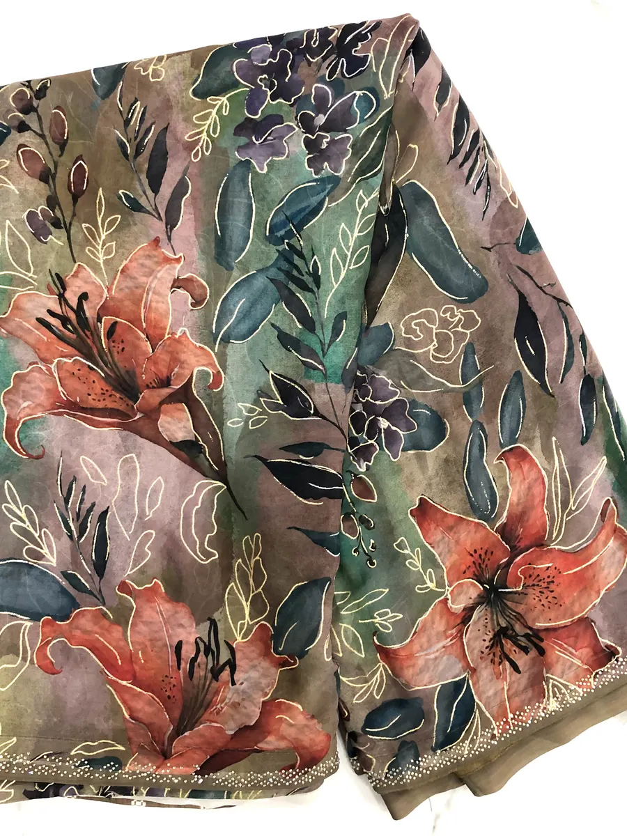 French Chiffon Sarees