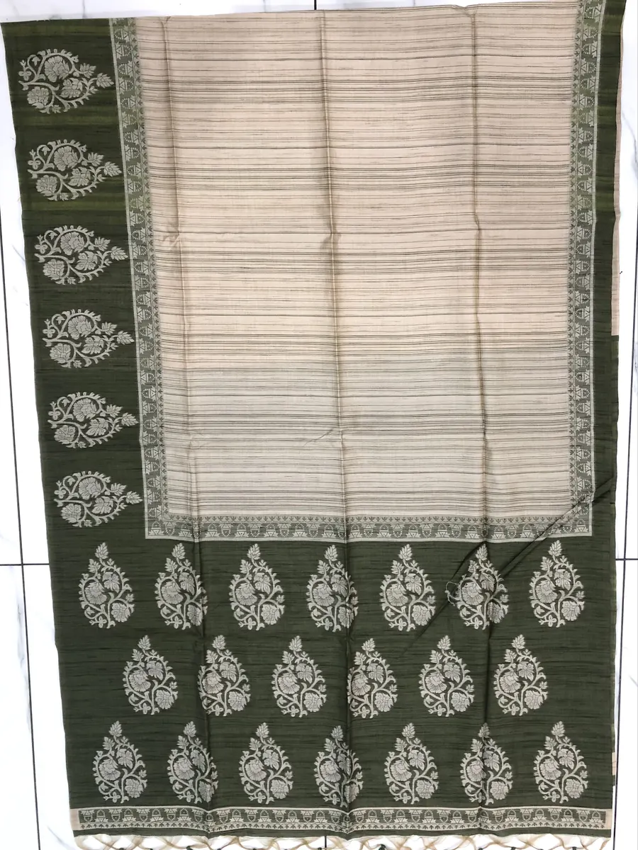 Tusser Weaving Sarees