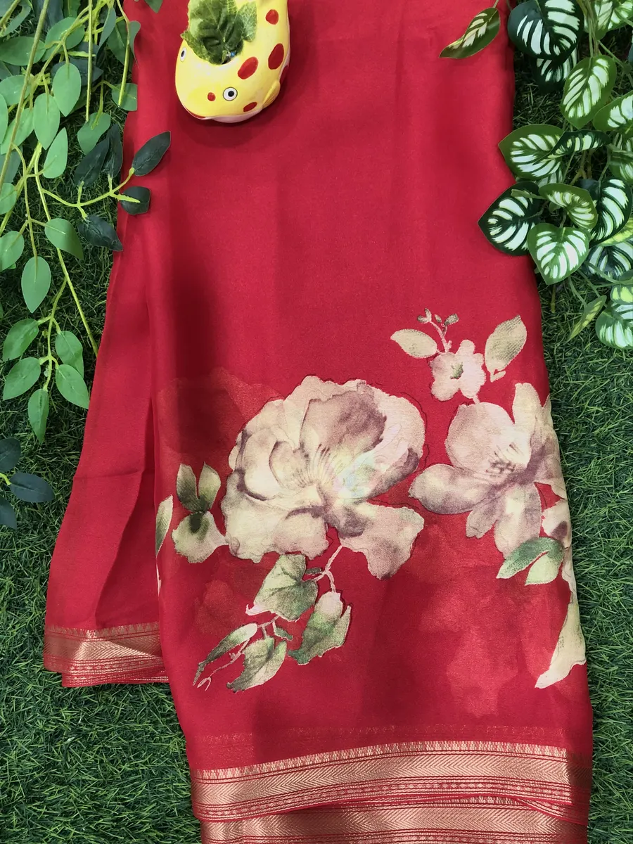 French Georgette Sarees