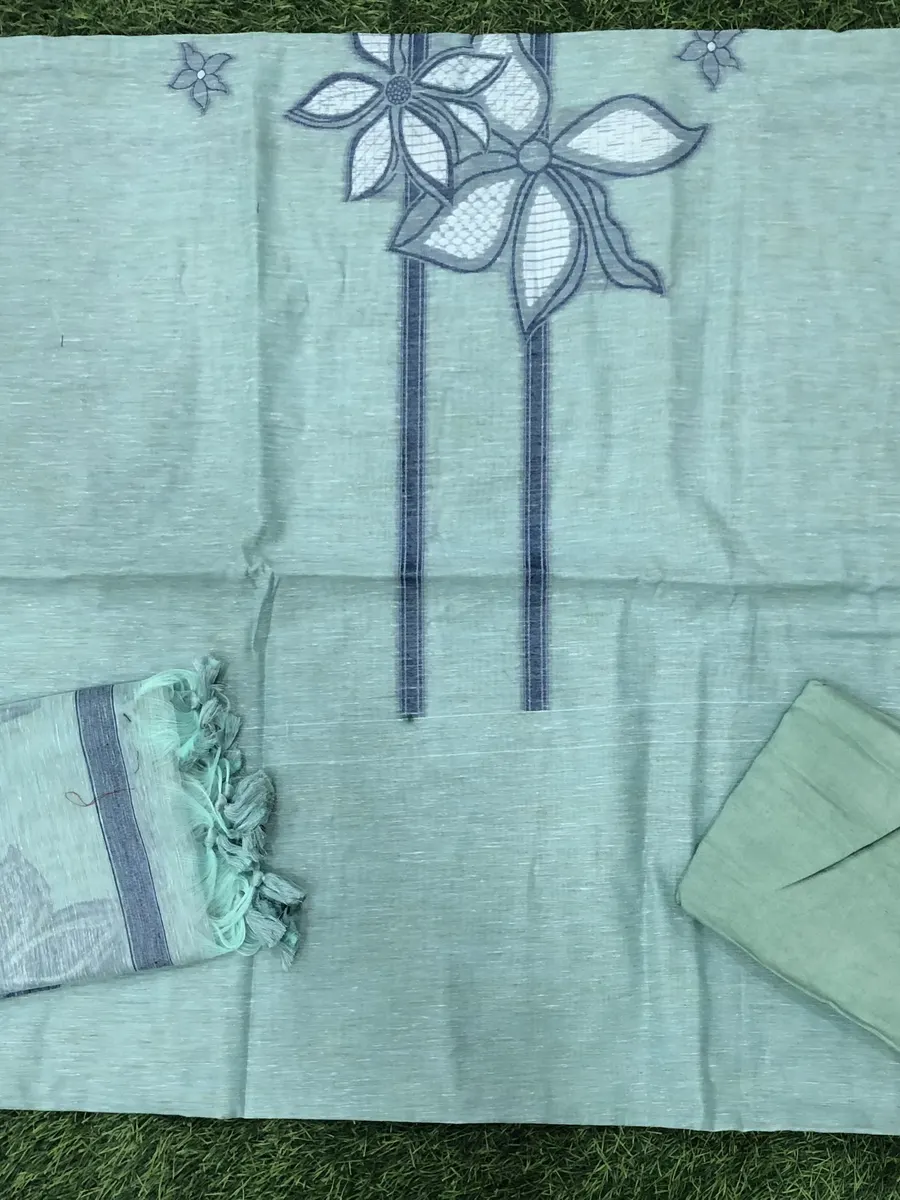 Linen Jamdhani Dresses
