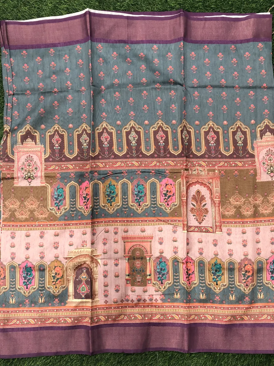 Tusser Printed Sarees