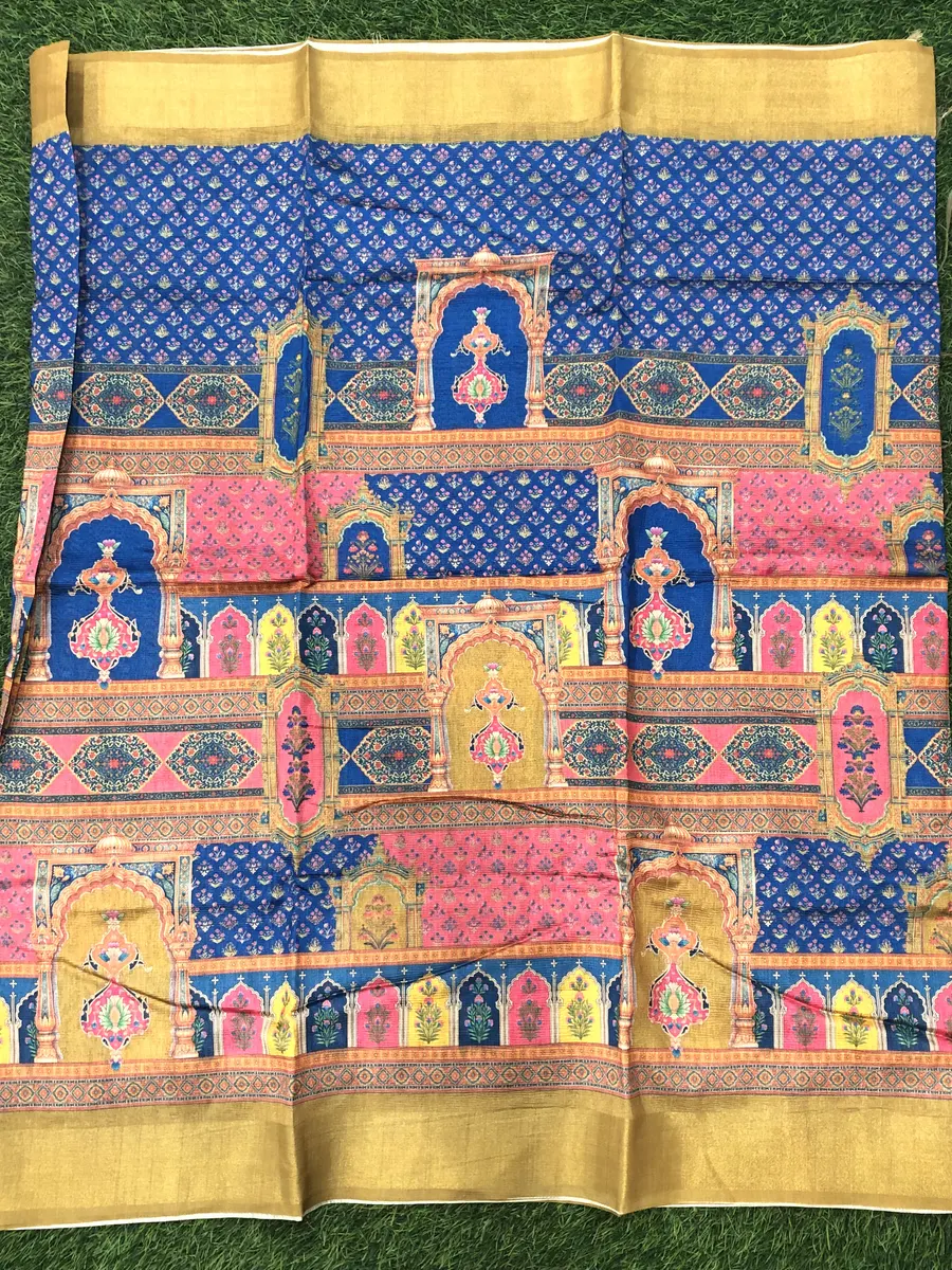 Tusser Printed Sarees