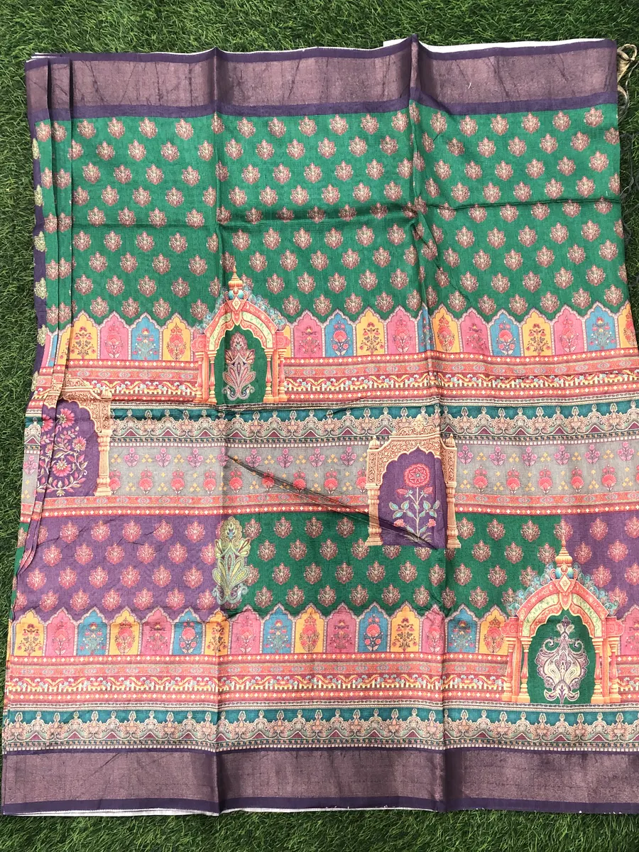 Tusser Printed Sarees