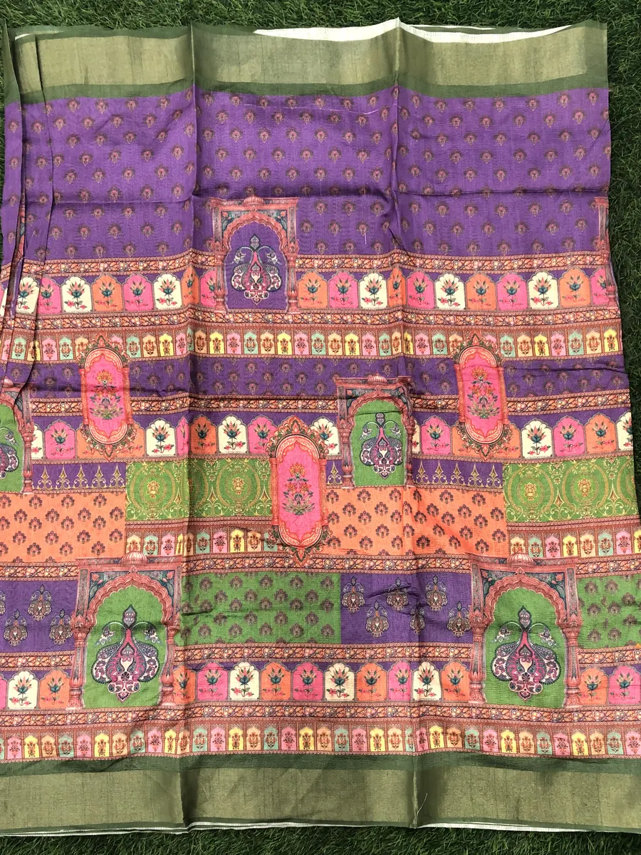 Tusser Printed Sarees