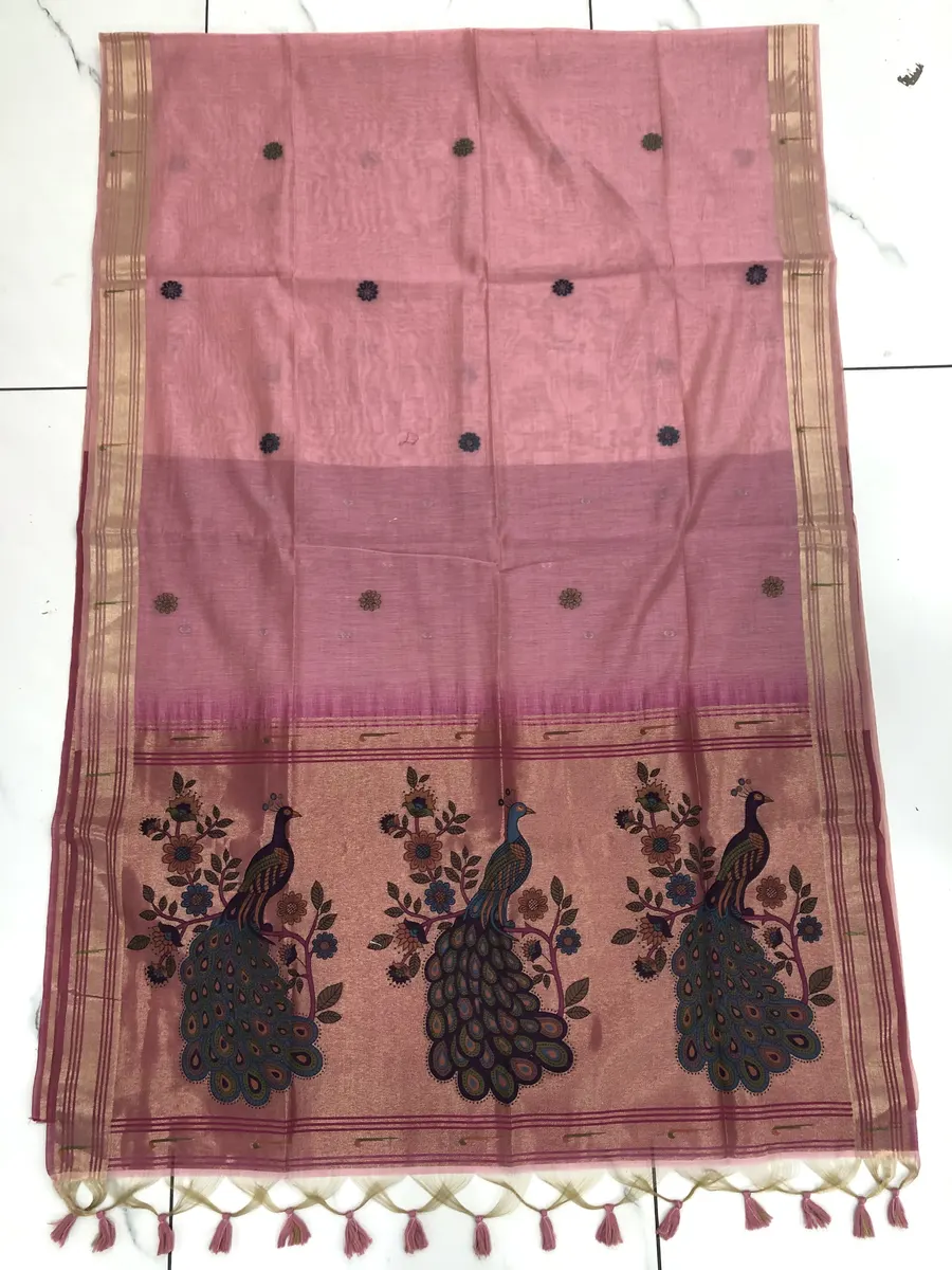 Munga Jamdhani Sarees