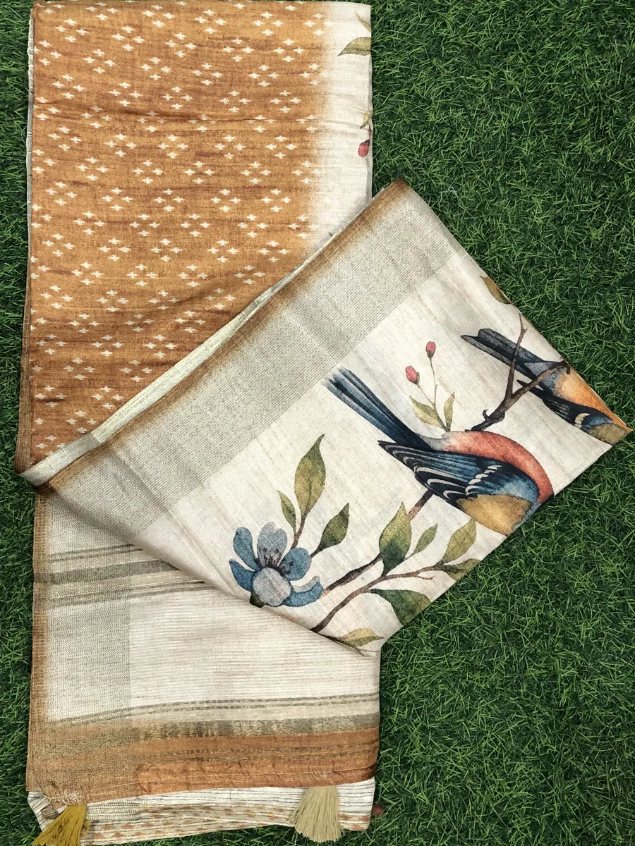 Gicha Tusser Sarees