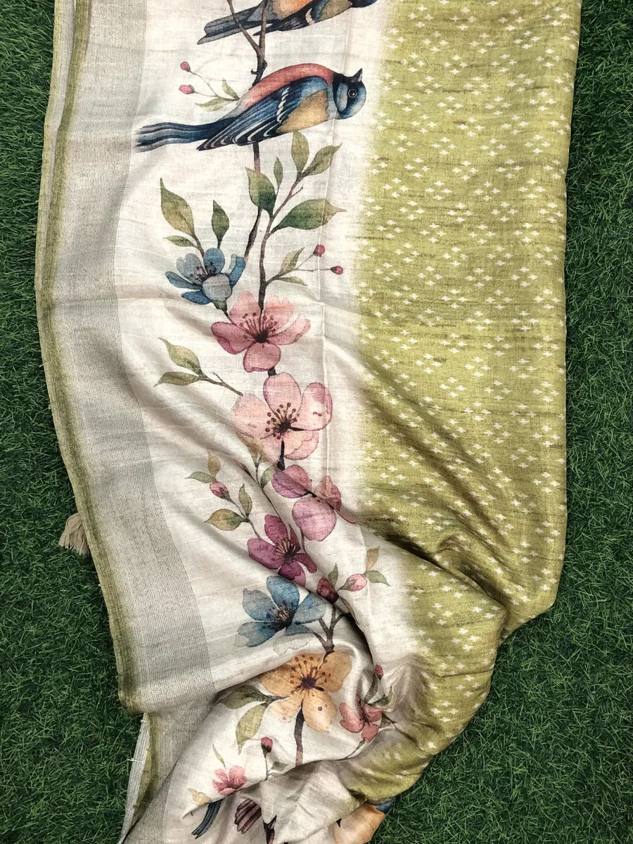 Gicha Tusser Sarees