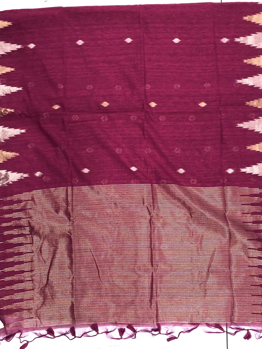 Linen Jamdhani Sarees