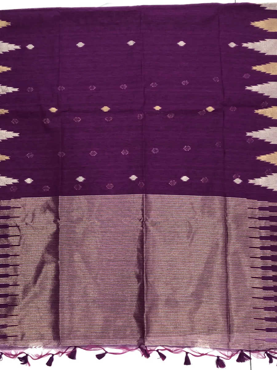 Linen Jamdhani Sarees