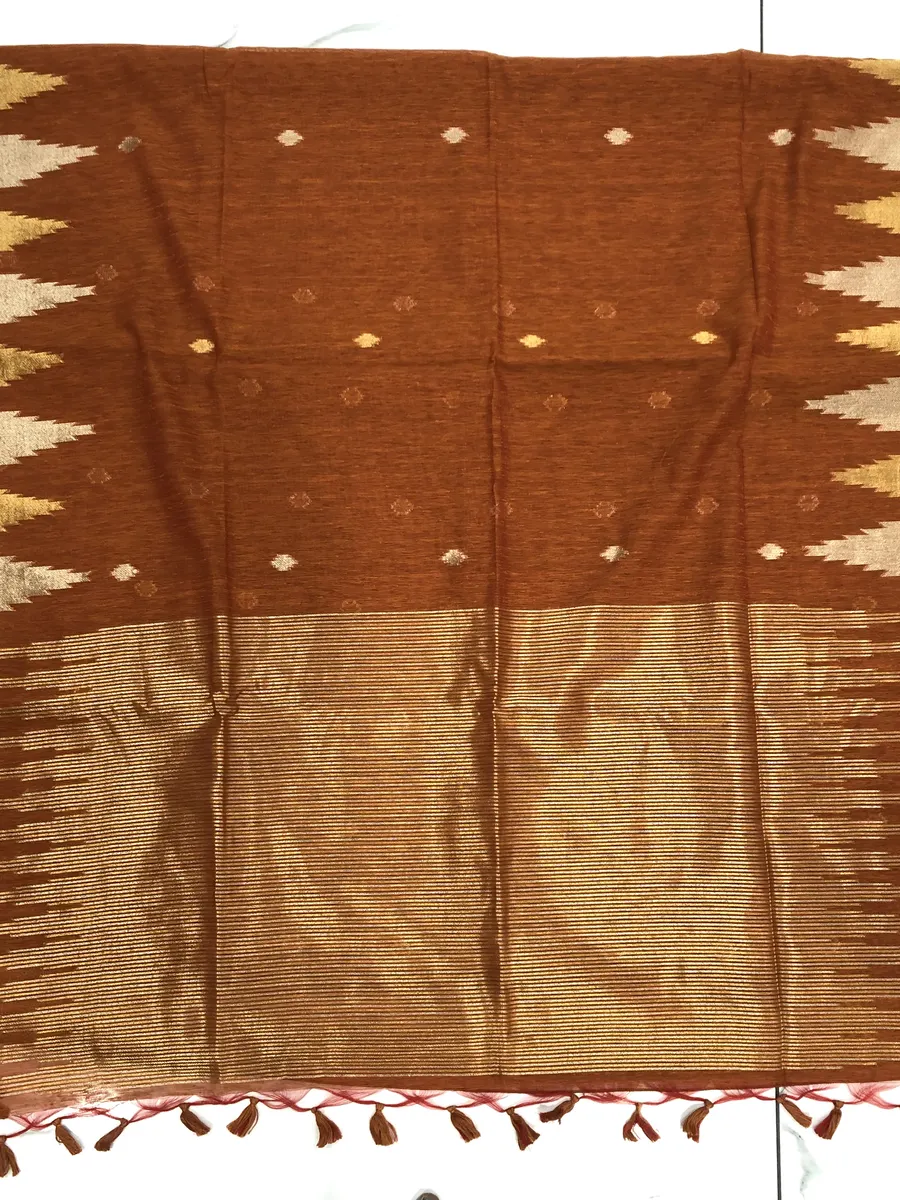 Linen Jamdhani Sarees