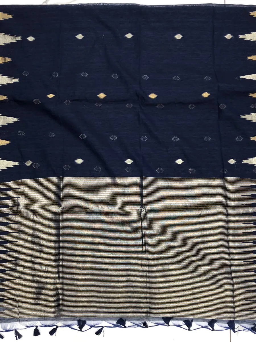 Linen Jamdhani Sarees