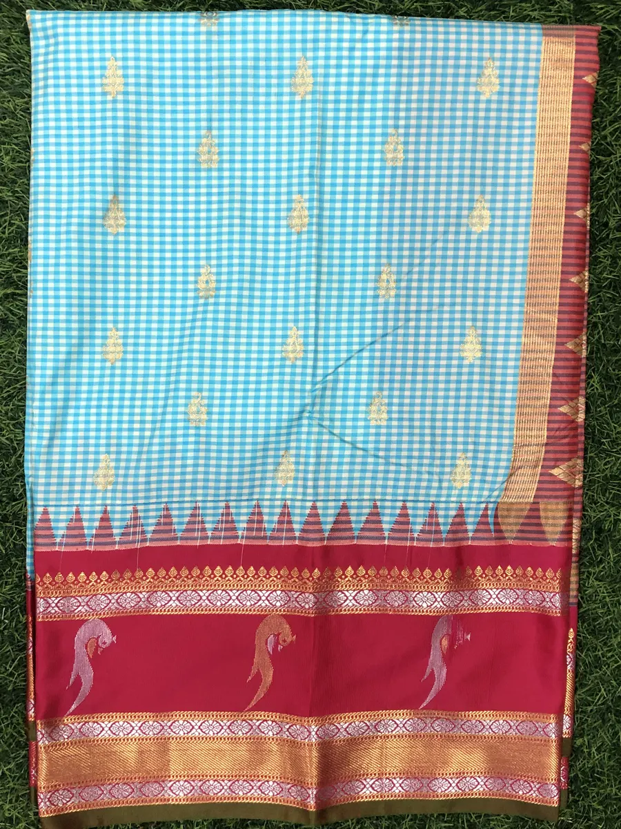 Semi Gadwal Sarees