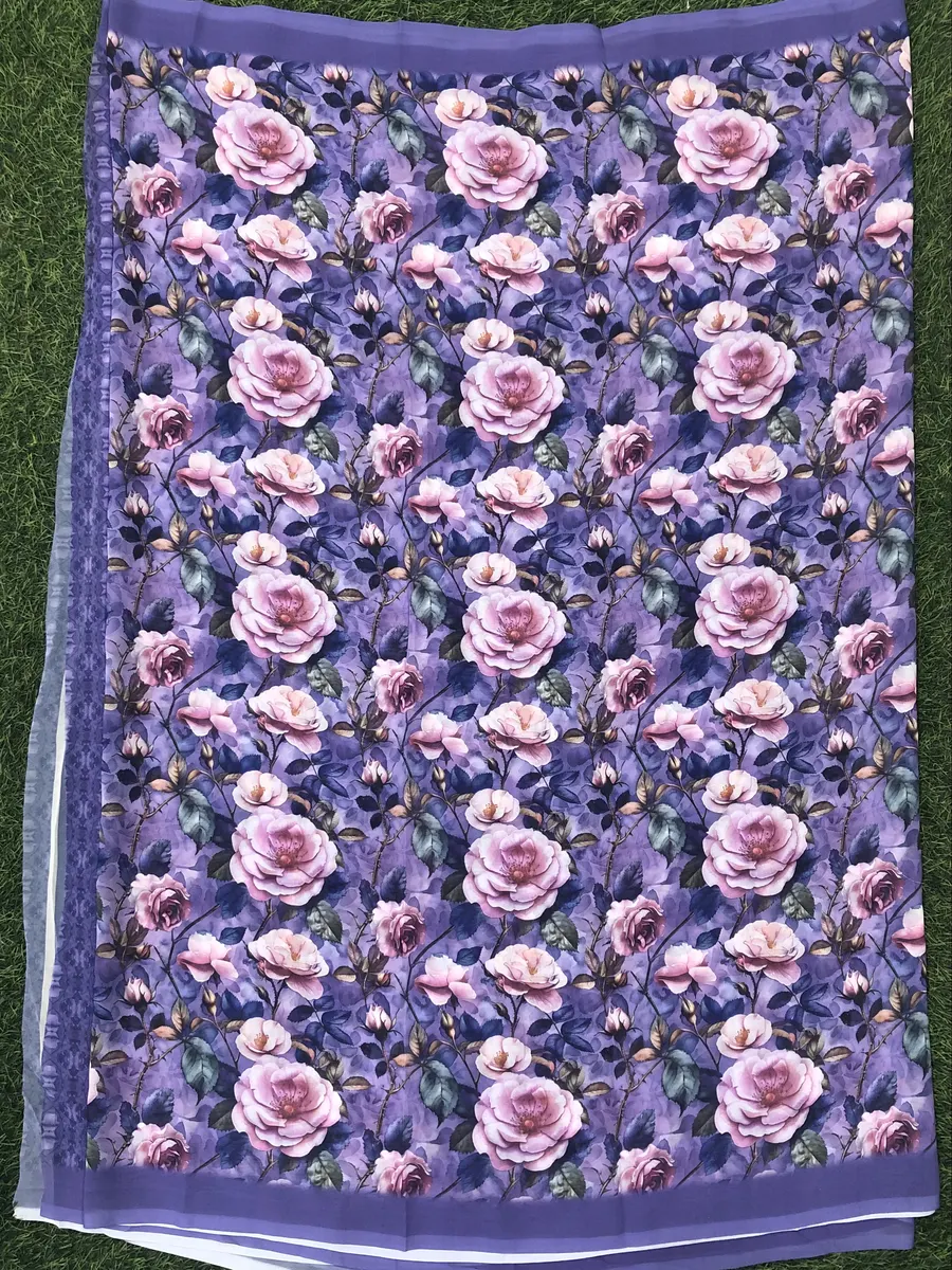 Swiss Georgette Saree