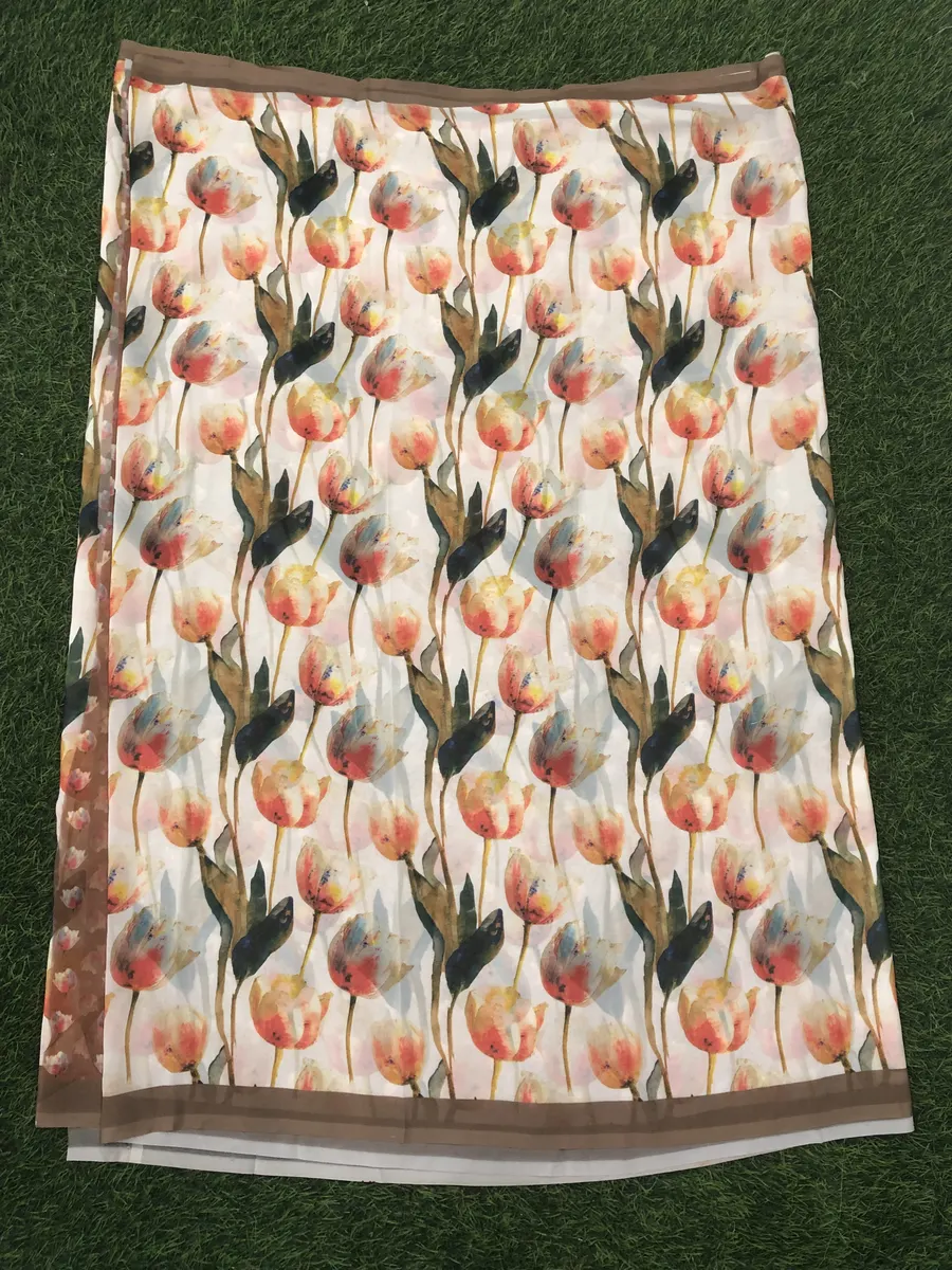 Swiss Georgette Saree