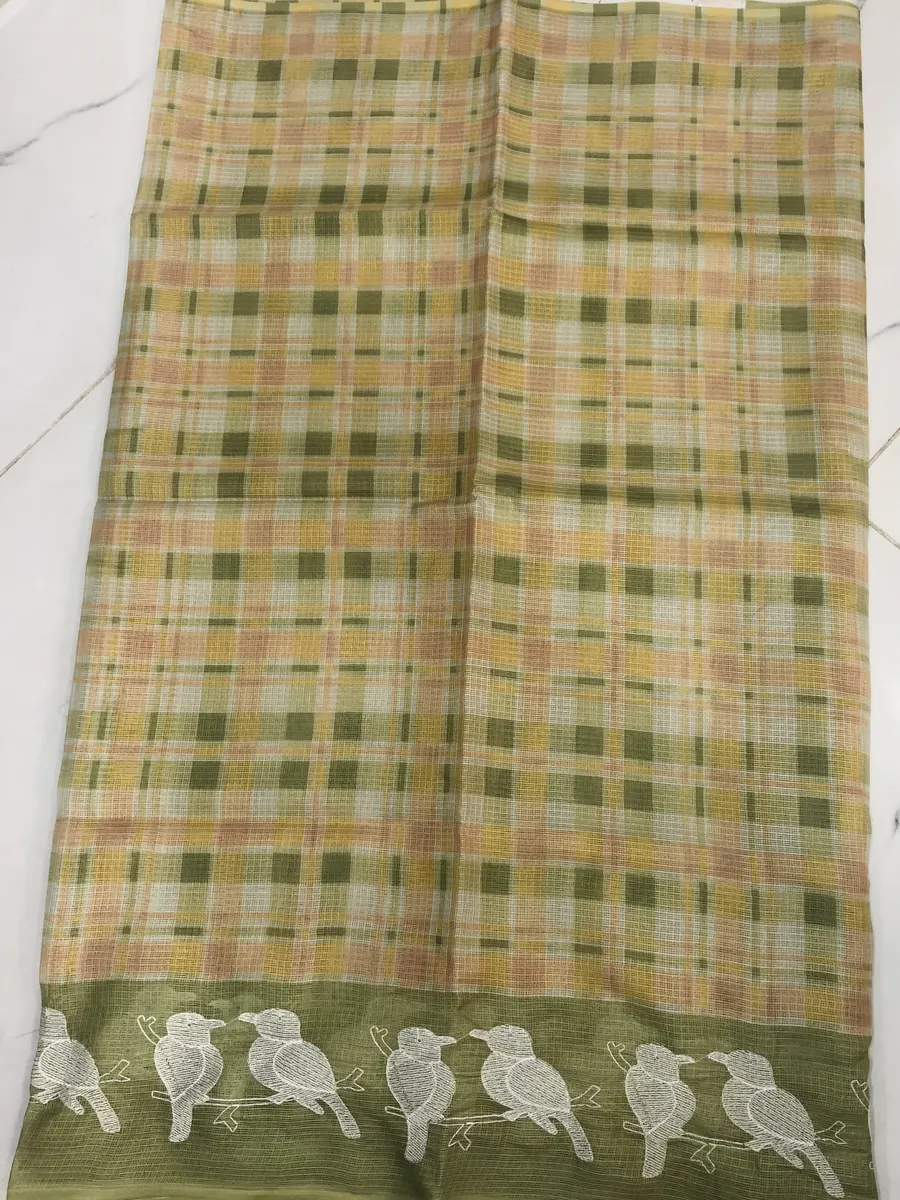 Silk Kota checks saree