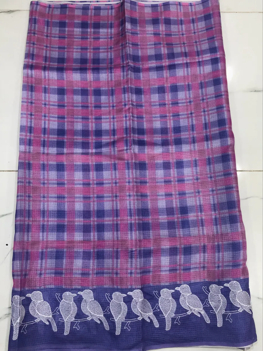 Silk Kota checks saree