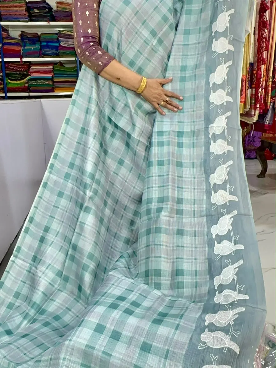 Silk Kota checks saree