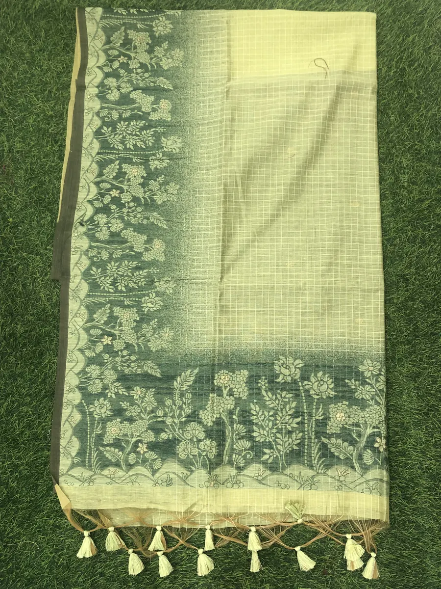Linen Jamdhani Sarees