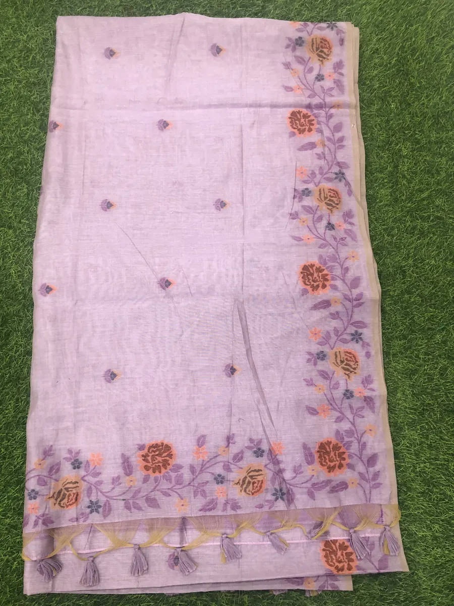 Linen Jamdhani Sarees