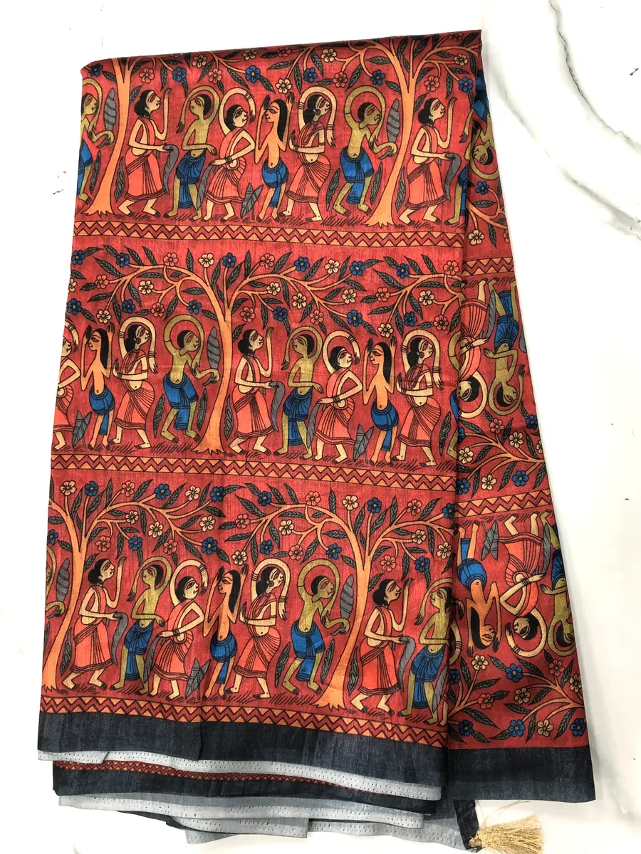 Semi Tusser Sarees