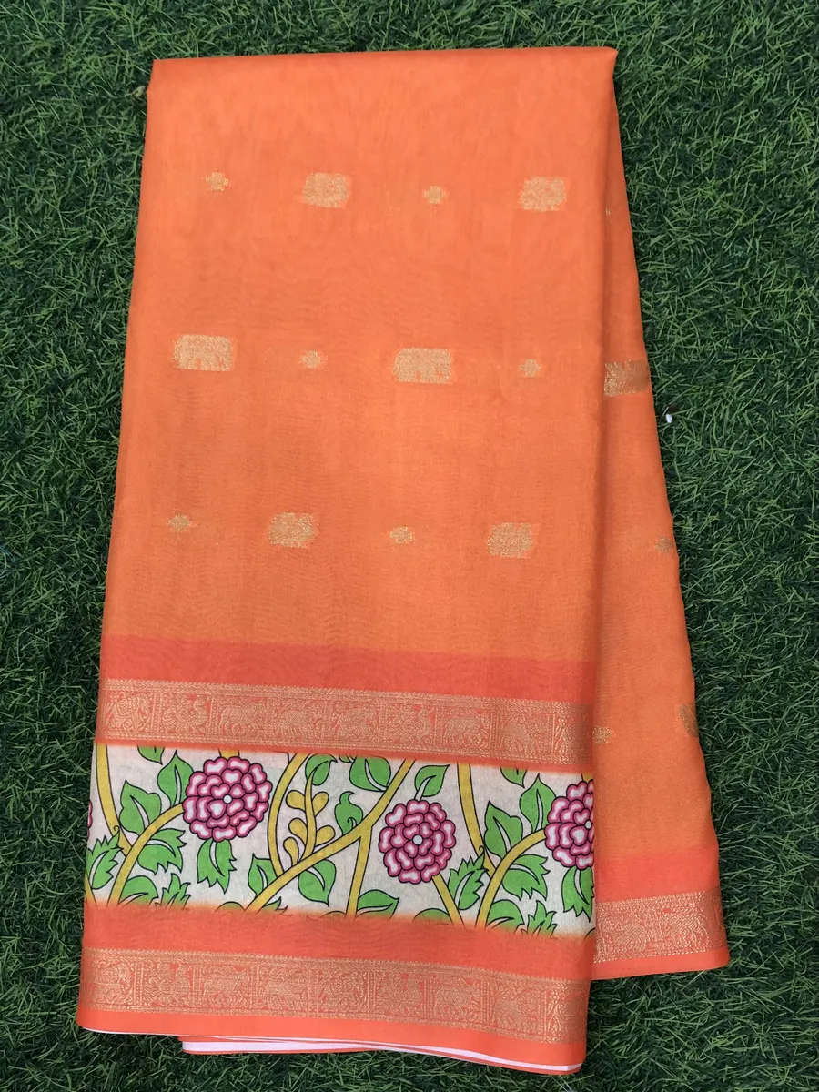 Semi Tusser Sarees