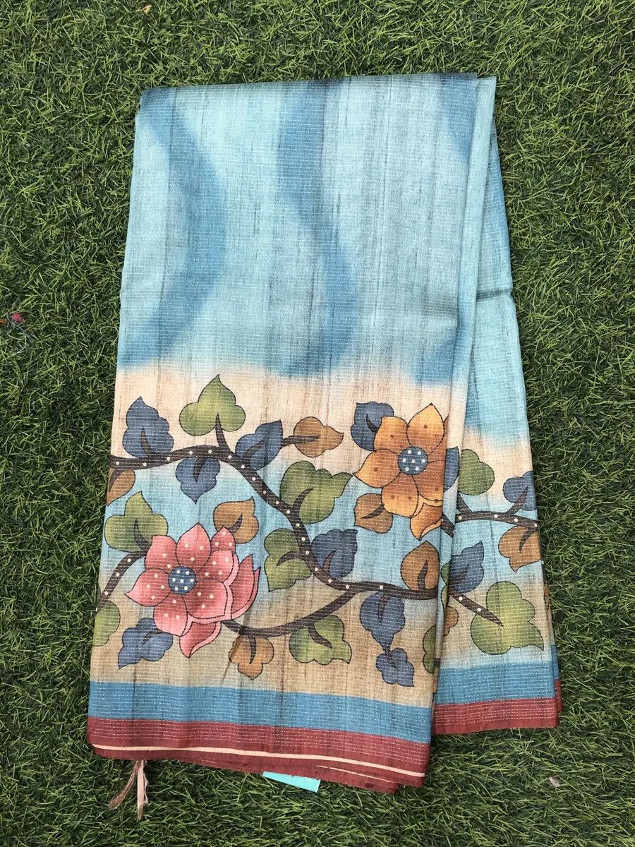 Semi Tusser Sarees
