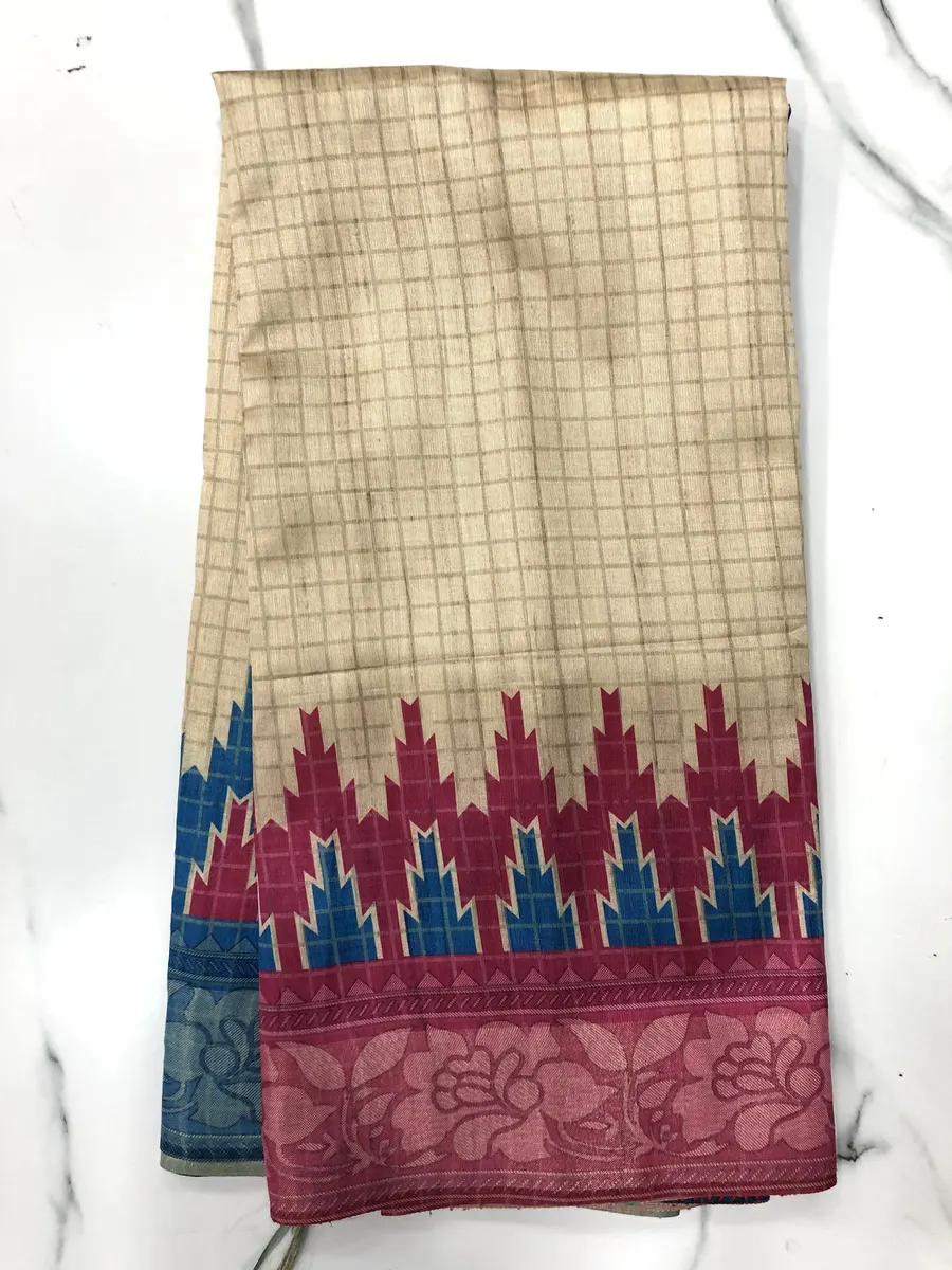 Semi Tusser Sarees
