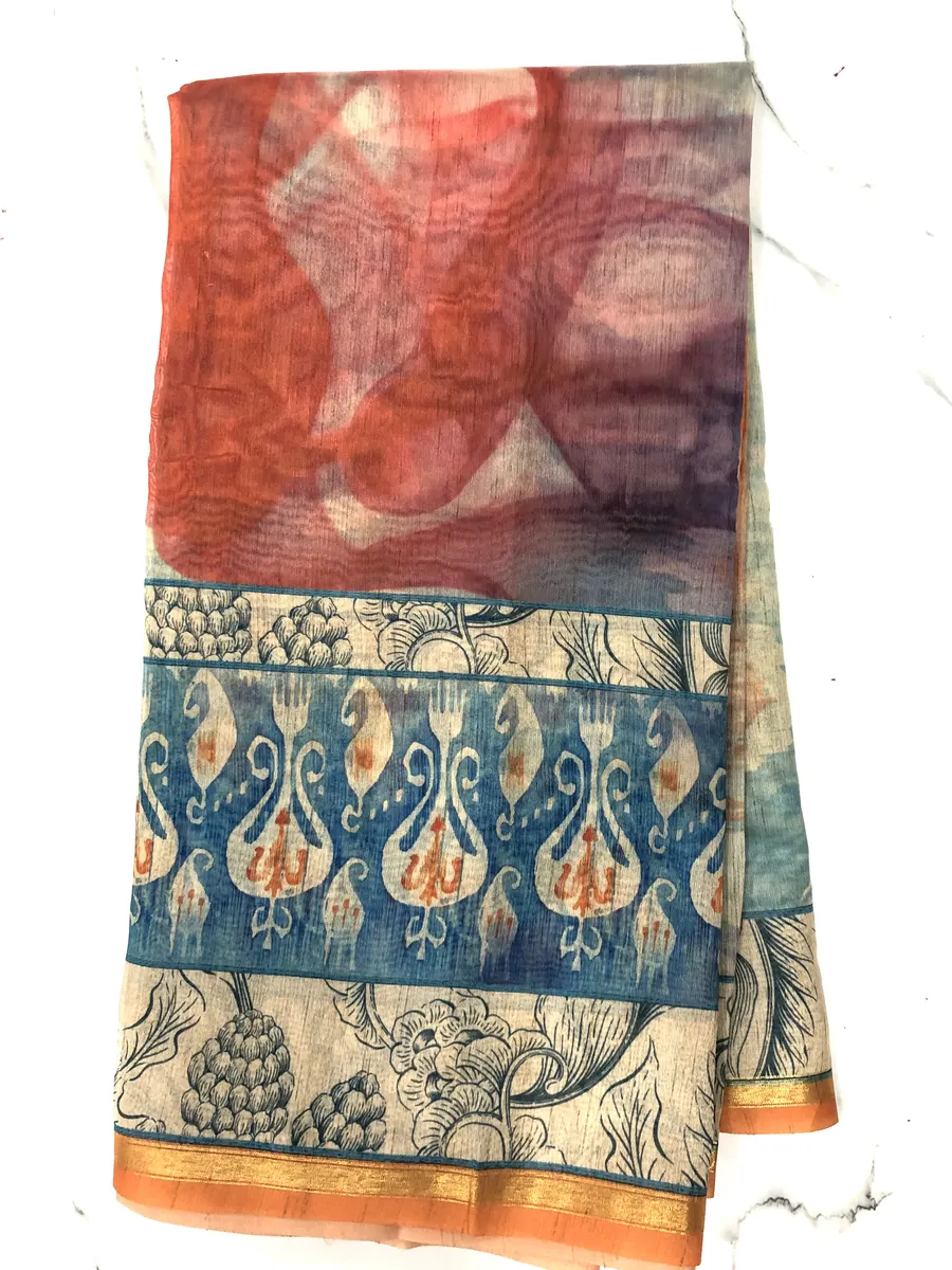 Semi Tusser Sarees