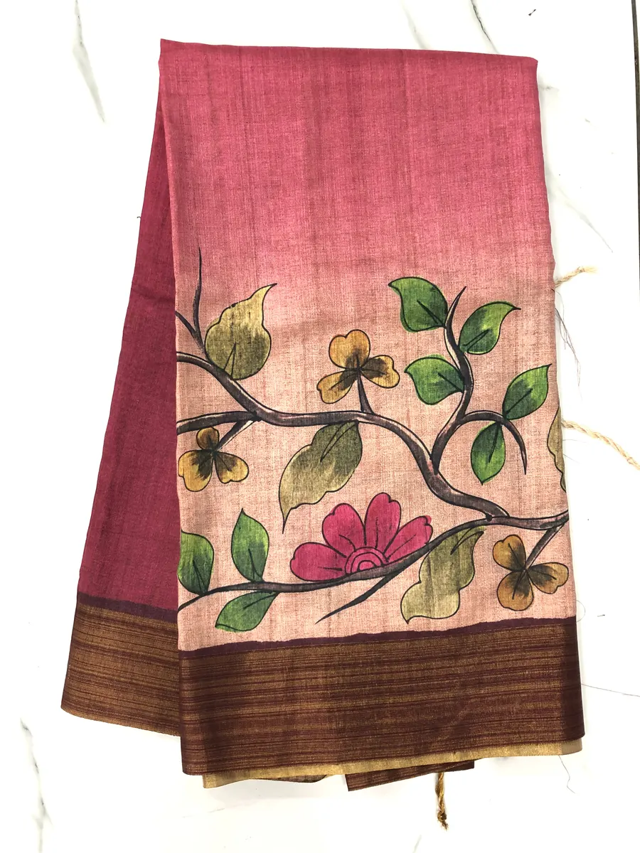 Semi Tusser Sarees