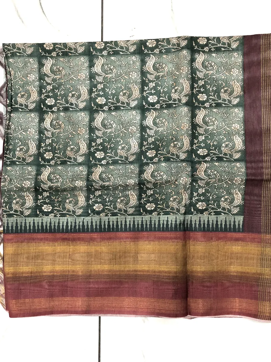 Semi Tusser Sarees