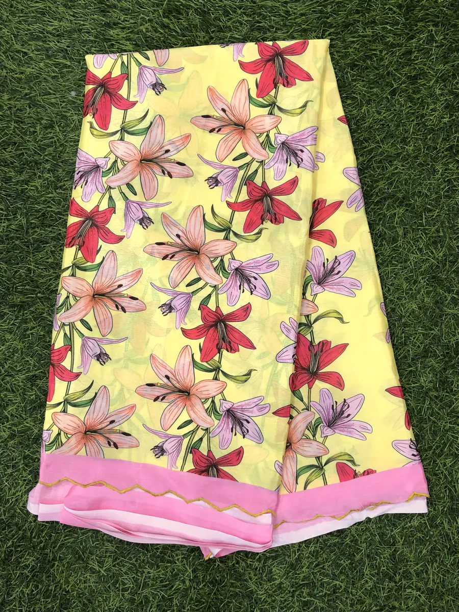 Mangalagiri Chinon Sarees