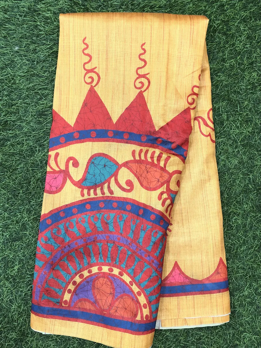 Semi Tusser Sarees