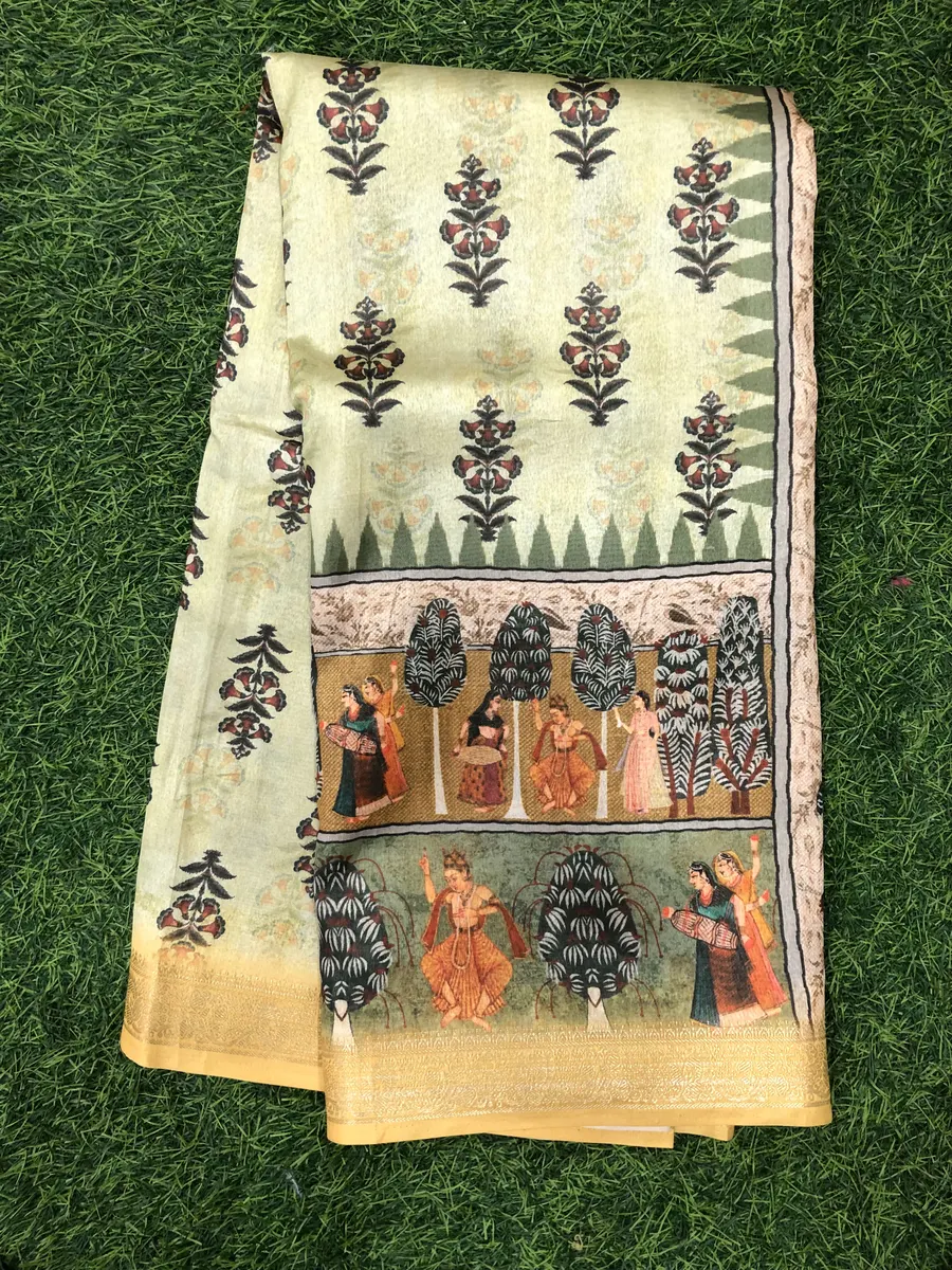 Semi Tusser Sarees