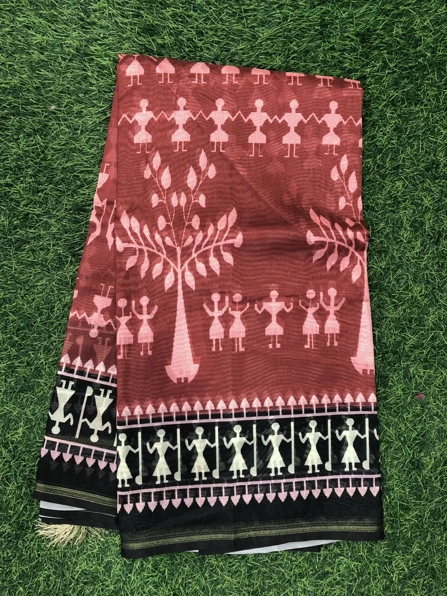 Semi Tusser Sarees