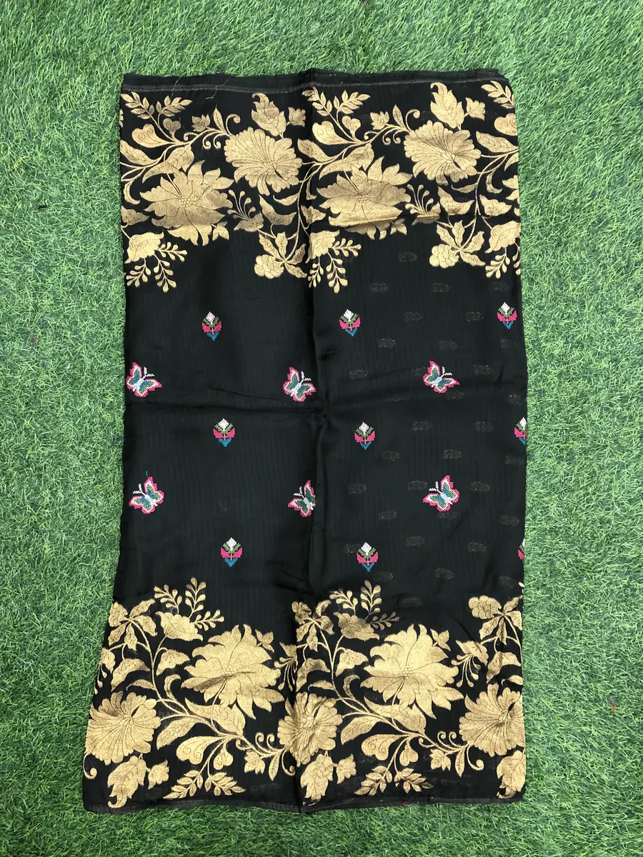 Tusser Georgettes Sarees