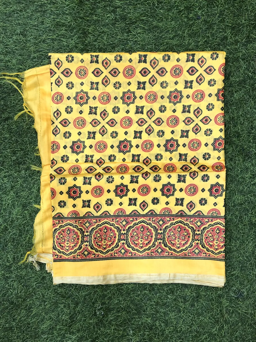 Linen Printed Sarees