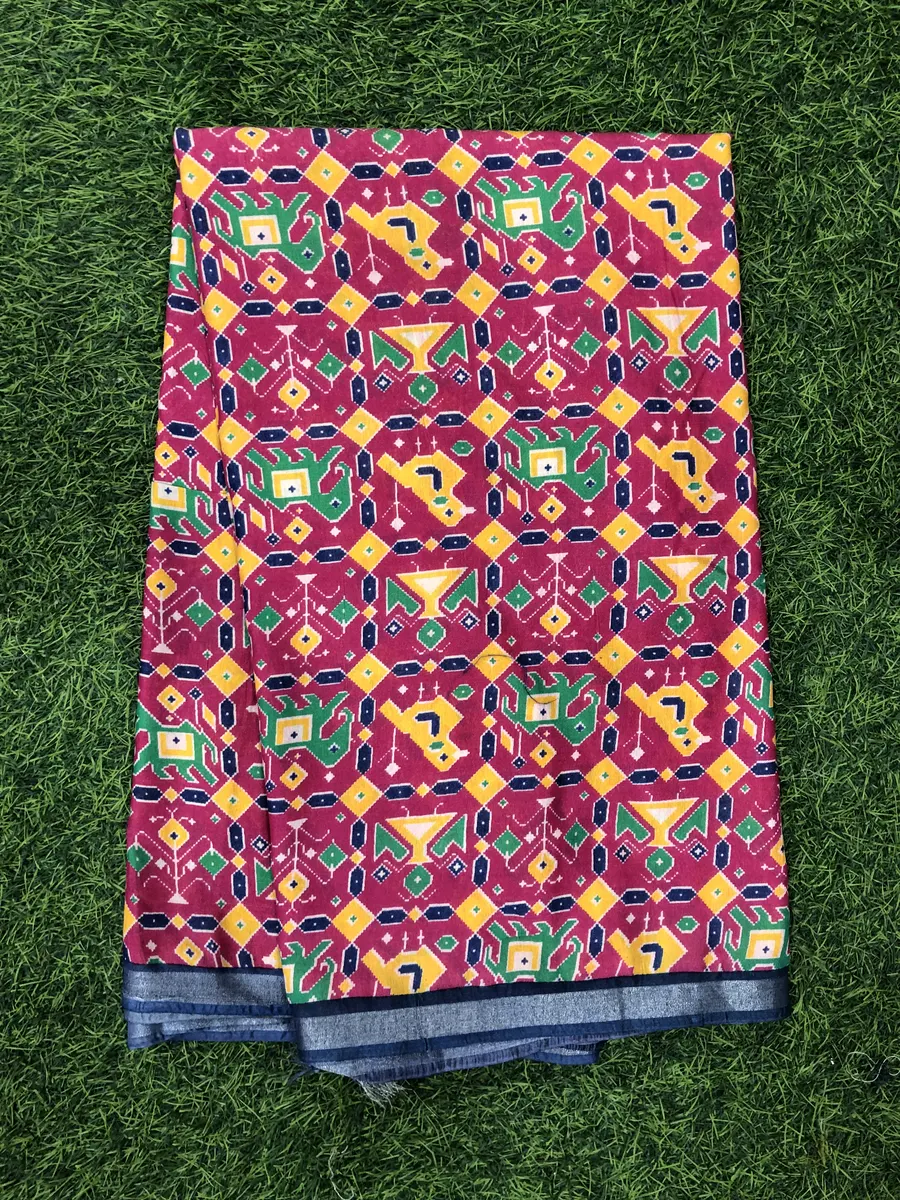 Linen Printed Sarees
