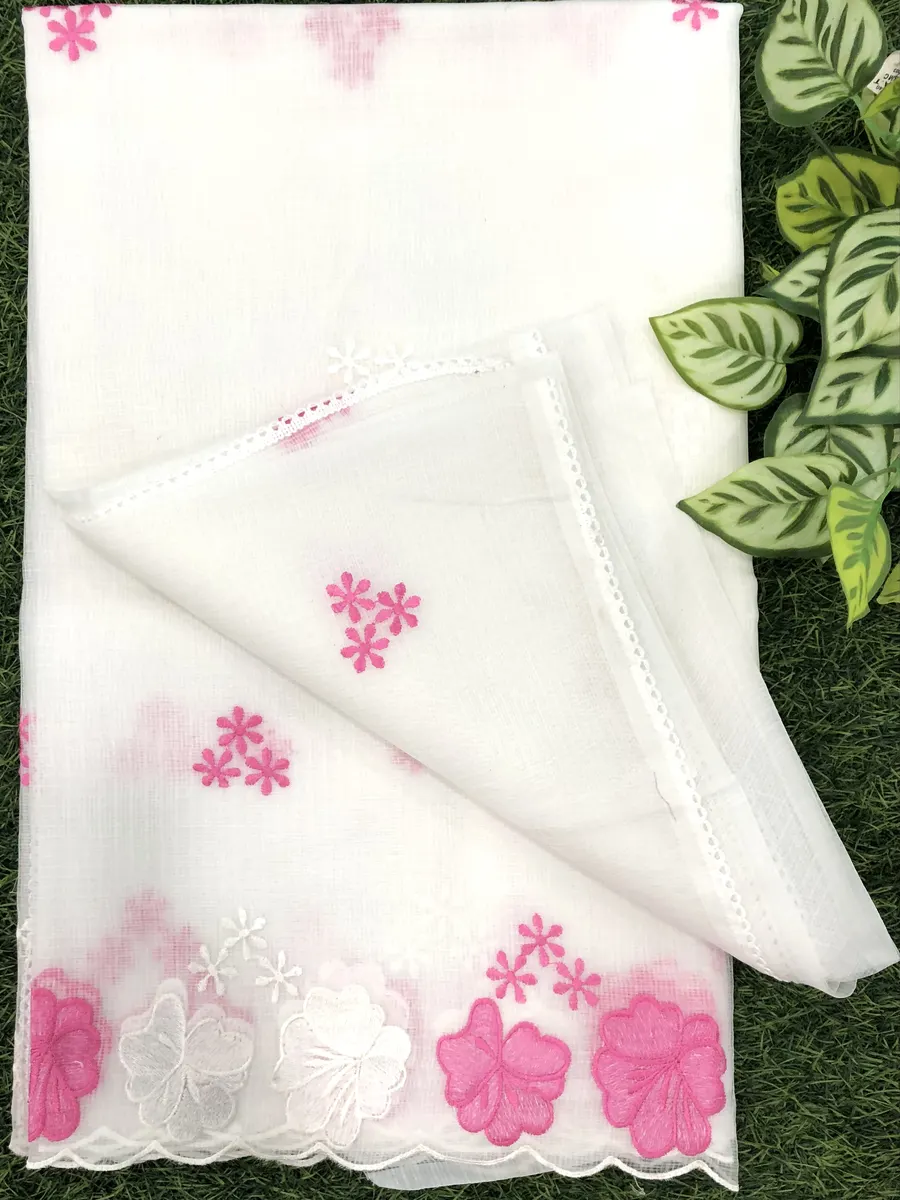 Cotton Kota Work Sarees