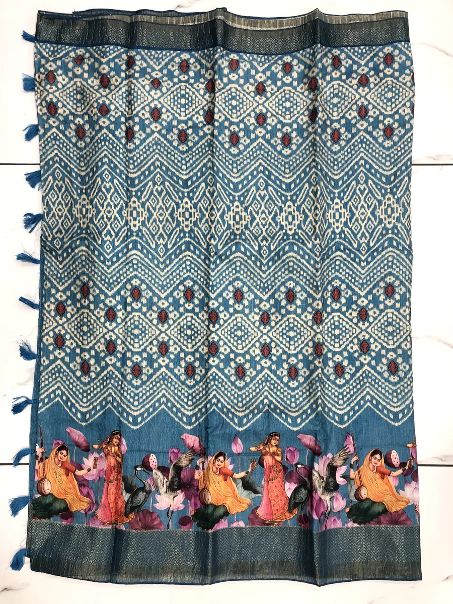 Semi Tusser Sarees