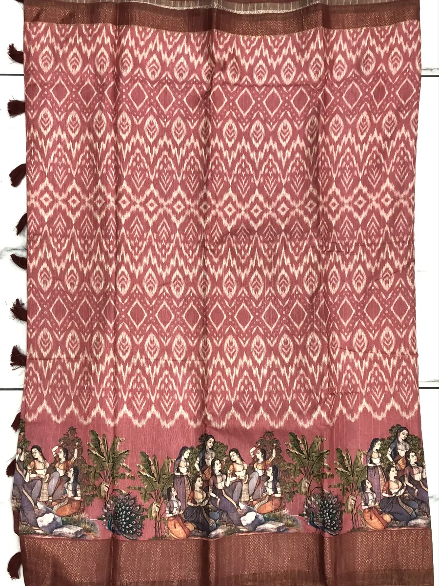 Semi Tusser Sarees
