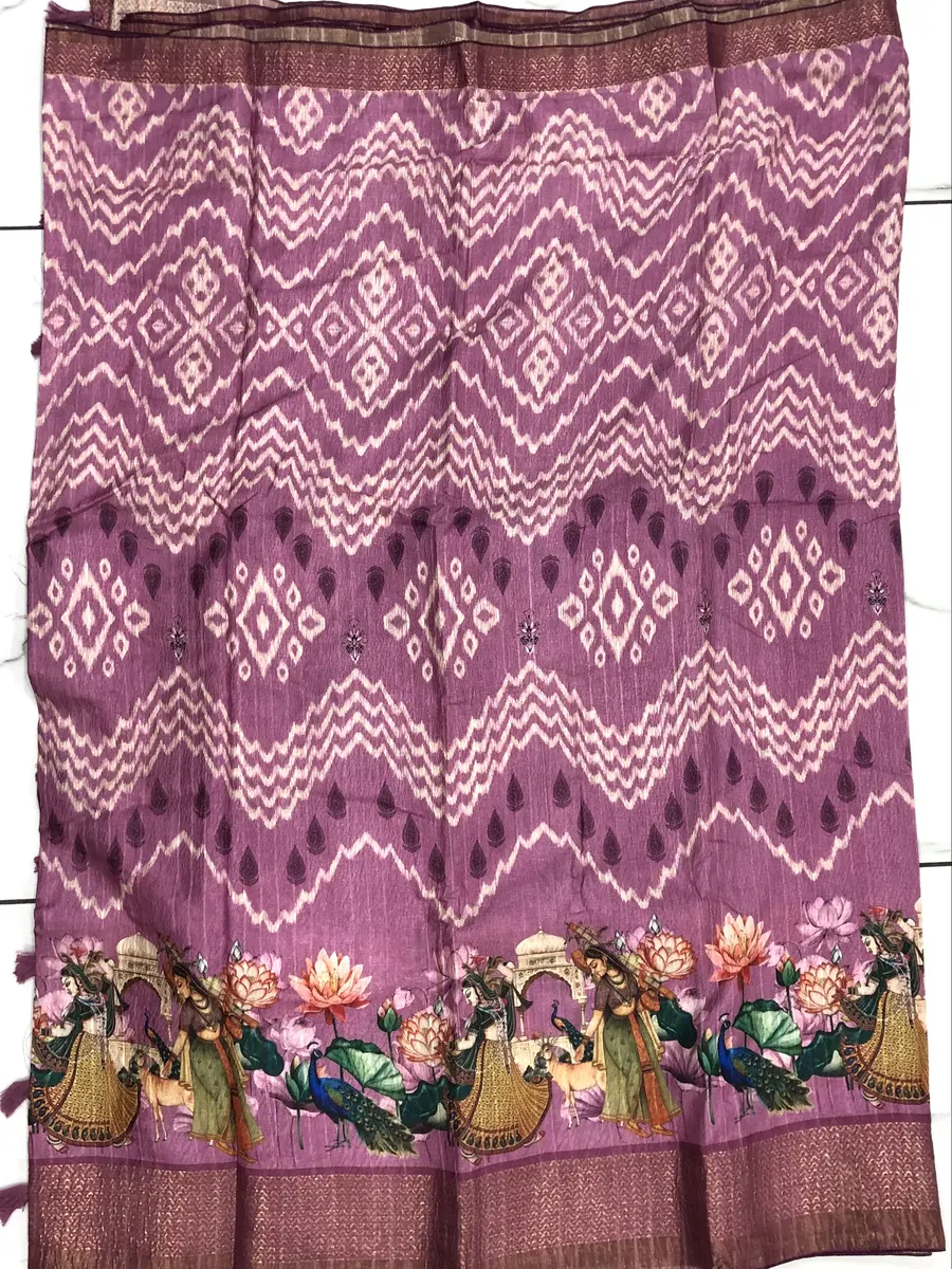 Semi Tusser Sarees