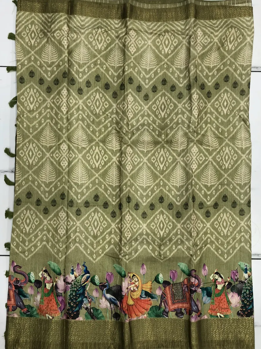 Semi Tusser Sarees