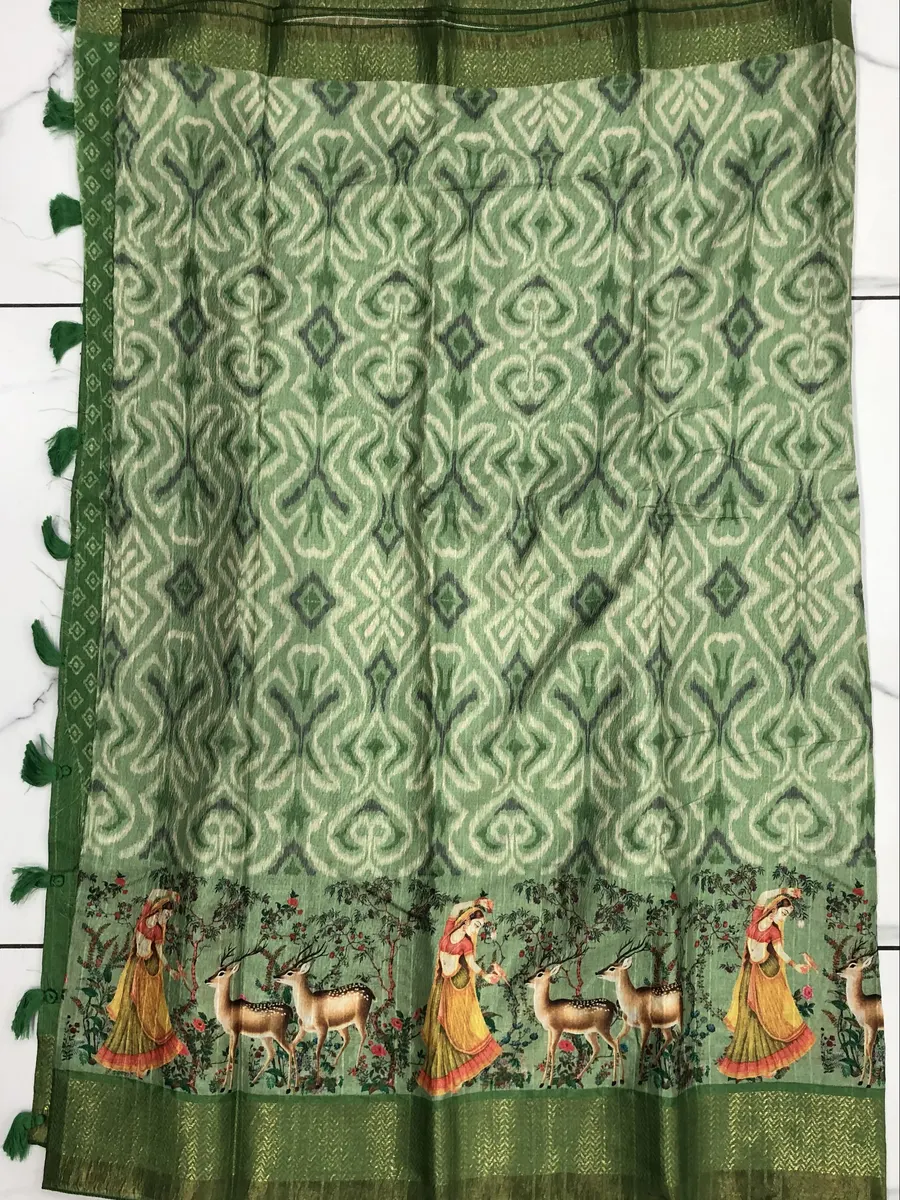 Semi Tusser Sarees